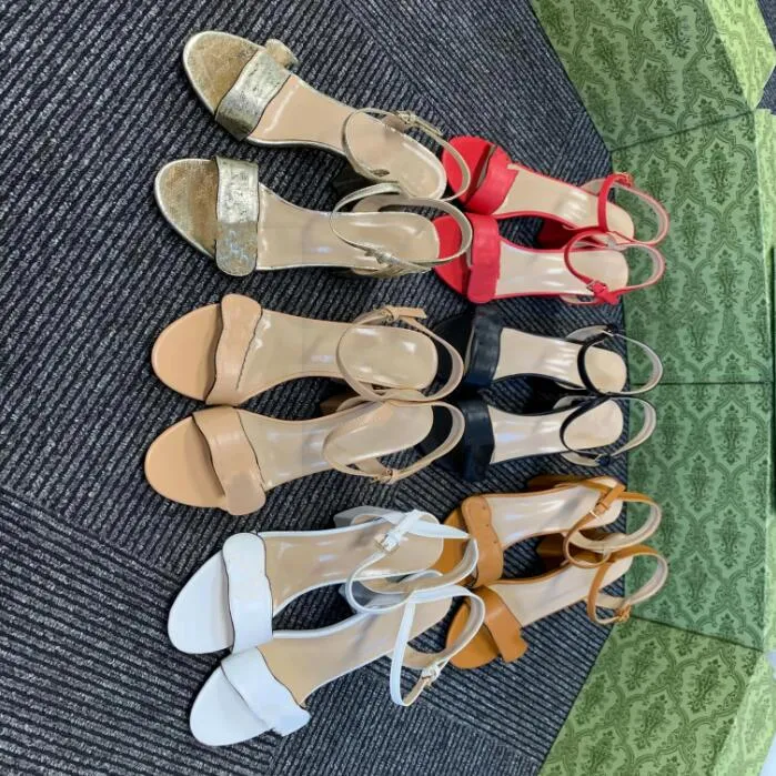 Cuir de créateur pour dames, ces sandales à talons hauts, tempérament de fête multicolore, taille 3