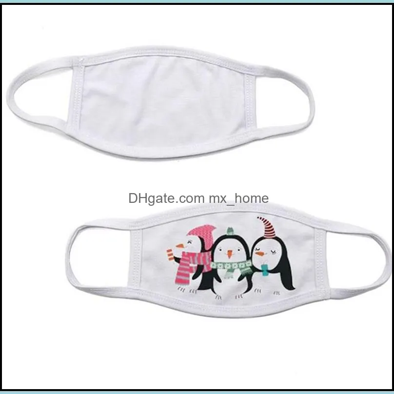 Blanks Sublimation Face Mask Adults Kids Double Layers Dust Prevention Mask For DIY Heat transfer Print Face Covers Designer Masks