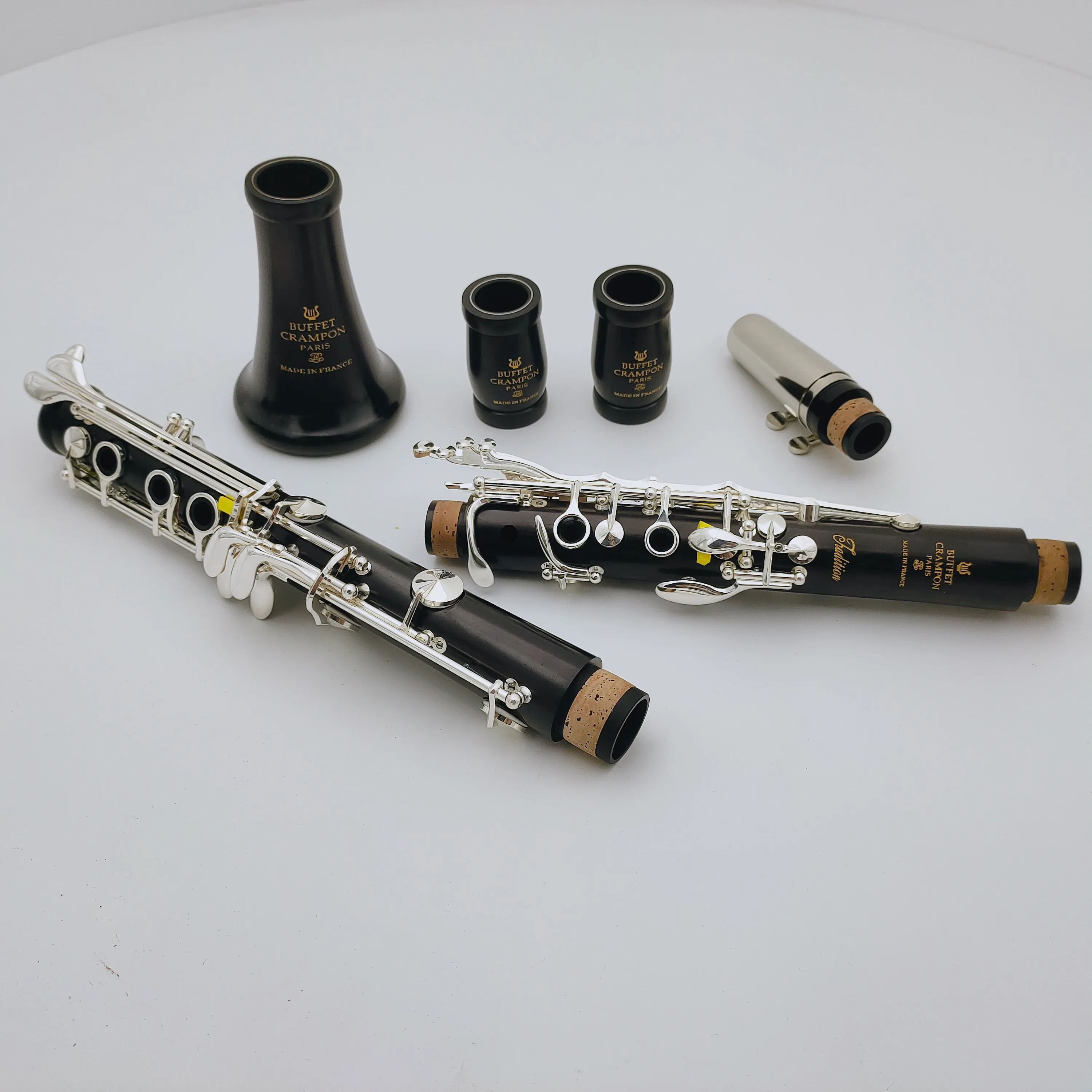 BC1216L-5-0 Traditie A Tune Clarinet Wood Material Body 17 Keys muziekinstrumenten Clarinet met Case