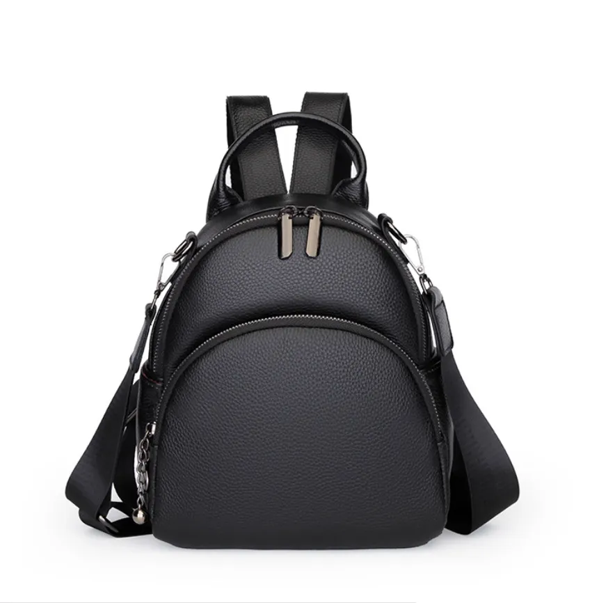 Designer Multi-Function Backpack 100% Genuine Leather Ladies Shoulder Bag High Quality Women Handbag Luxury Female Crossbody Bag
