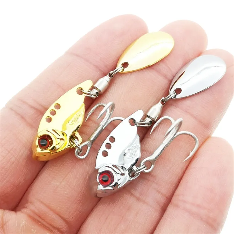 Spinner Kunstaas Wobblers Pailletten Lepel Crankbaits Kunstmatige Gemakkelijk Shiner VIB Baits voor Vliegvissen Forel Pesca 220726