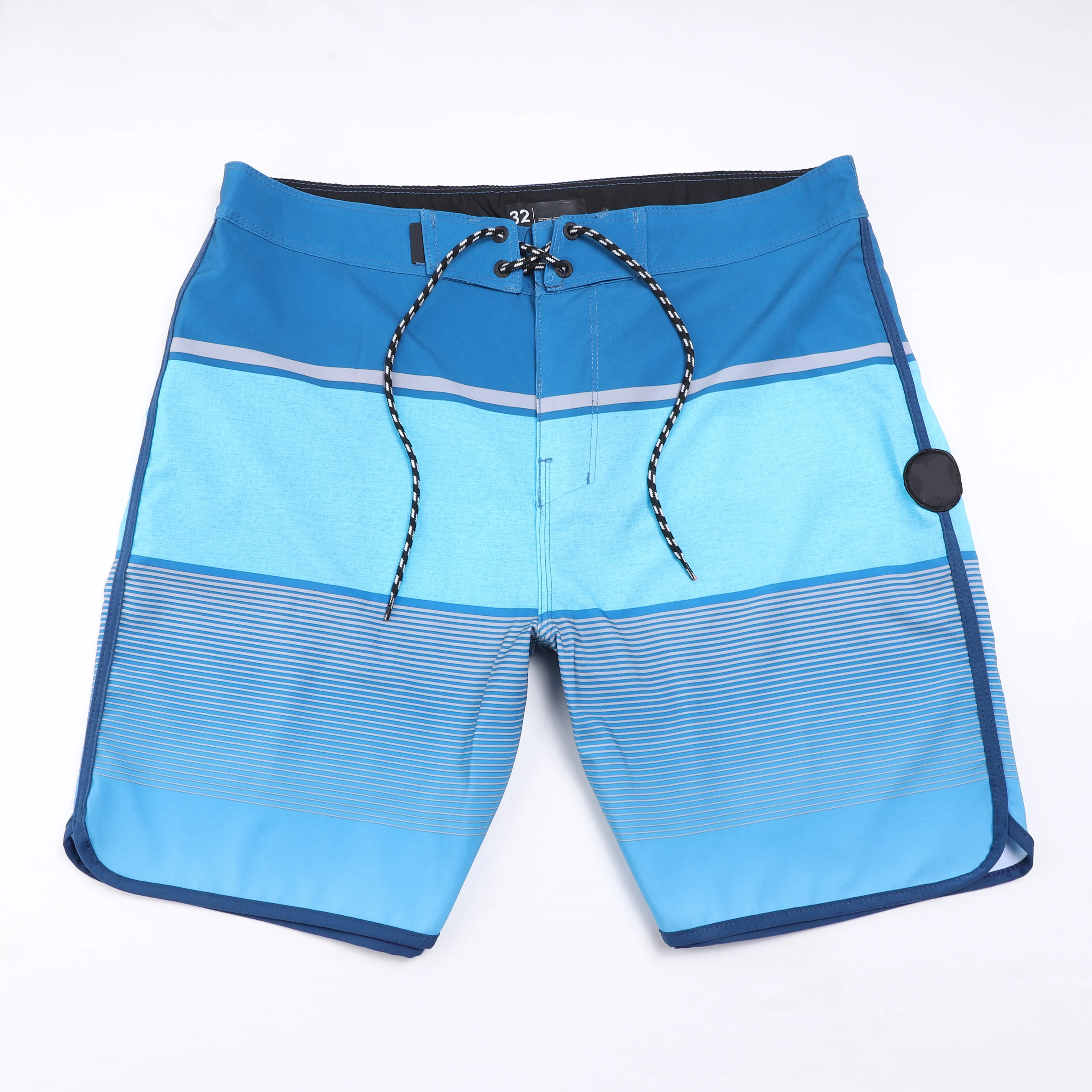 Shorts de natation courts Boxer de cargaison de cargaison personnalisé Pantalon de plage court spandex polyrerest Design Trunks imperméable planches