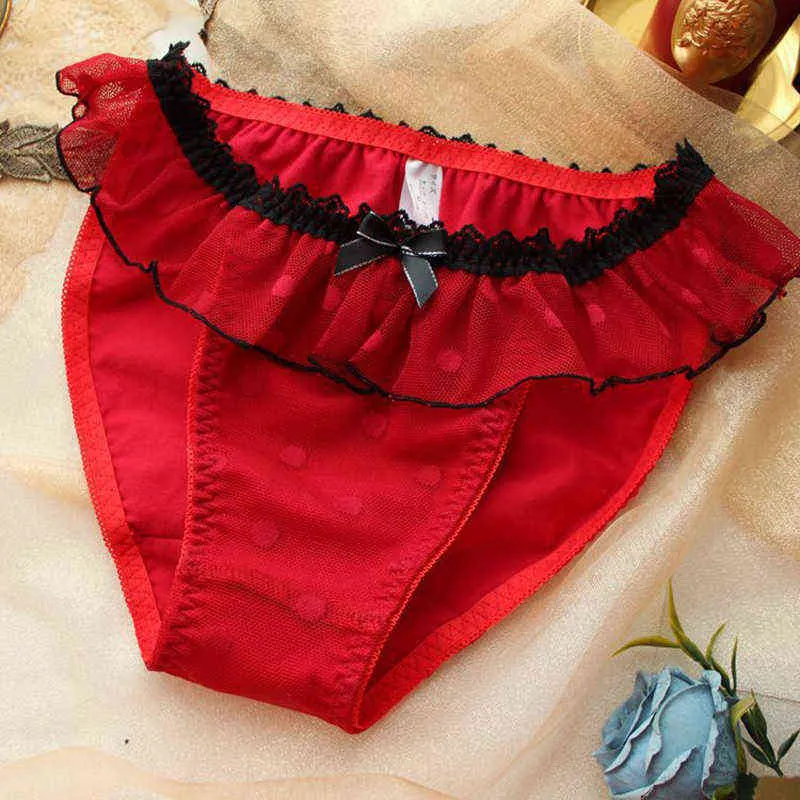 2XL 3XL 110KG Tallas grandes Bragas grandes femeninas Alta calidad Sexy Lace Bow Red Ropa interior Mujeres Algod n ntimos Calzoncillos calientes