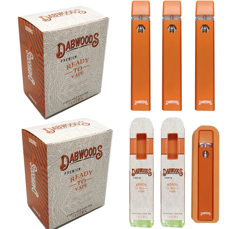 Dabwoods Vapes Disposable Vape Pens 1ML 280mah Rechargeable Battery 4x1