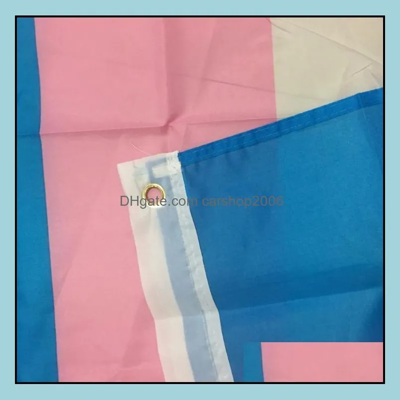 3x5 ft breeze transgender flag pink blue rainbow flags lgbt pride banner flags with brass grommets sn2454