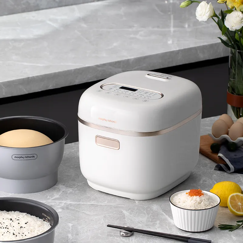 MR8500 Rice Cooker Multifunction Bread Maker for Home Kitchen 3L Capacidade 24H consulta com 2 revestimentos