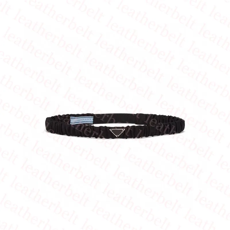 Kvinnor Sport pannband Designer Hair Band Triangle Badge High Elastic Yoga pannband