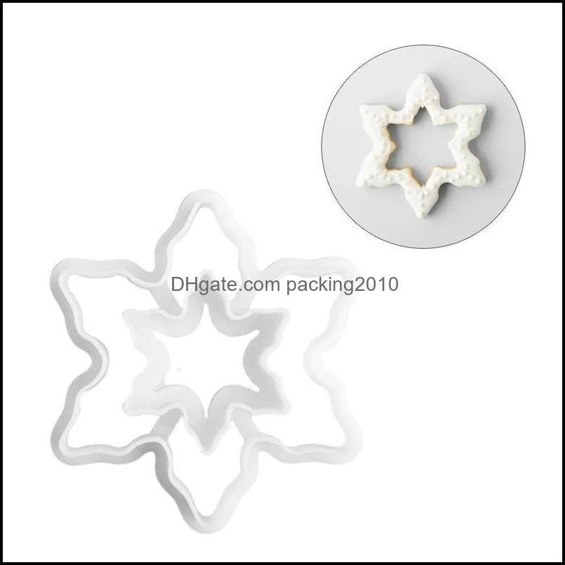 baking & pastry tools christmas cookie cutter biscuit stamp fondant mold r7d0 cake snowflake bakeware santa shake xmas decoration snowman