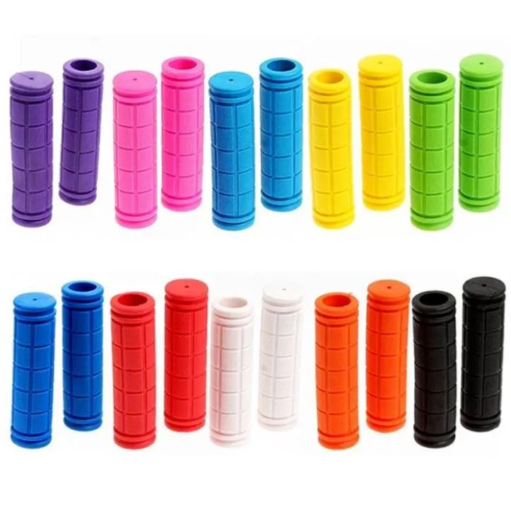 Party Favor Rubber Bike Handlebar Grips Cover BMX MTB Mountain Bicycle Handles Anti-skid Bicycles Bar Grip Fixed Gear Parts SN6429