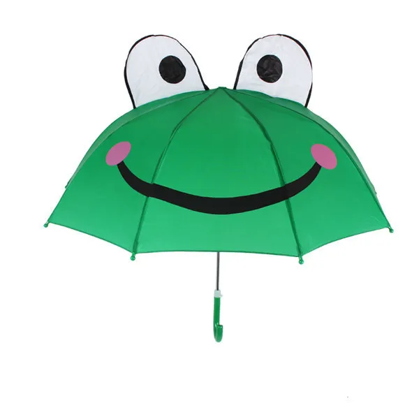 Cute Cartoon Children Parasol Animacja Kreatywne Długie Ręcznie robione Modelowanie Ucha Kids Parasol dla chłopców Girls W4