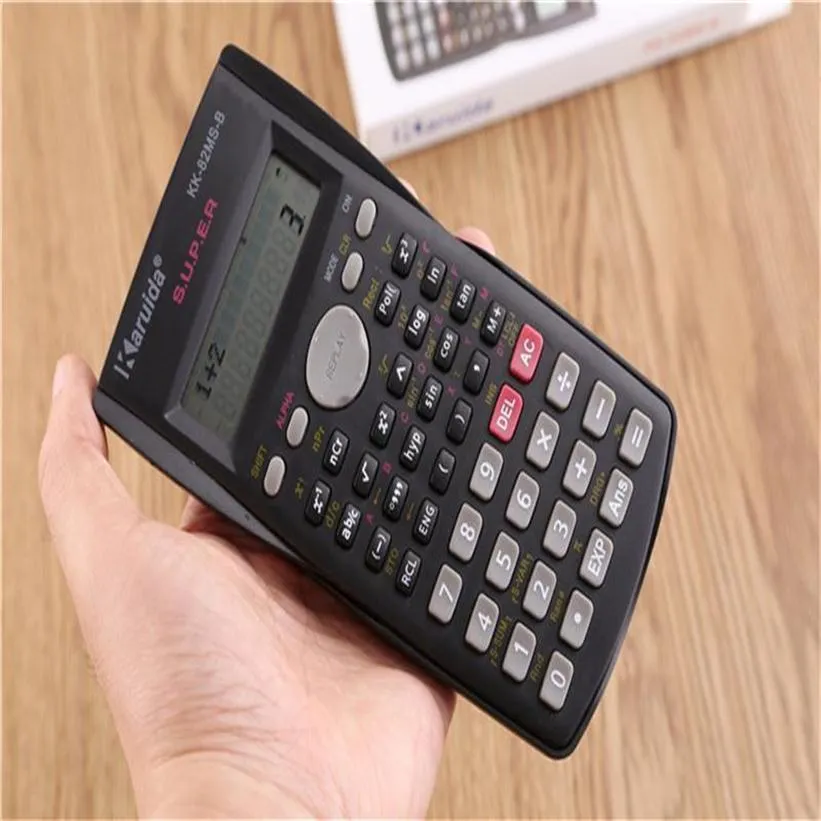 Wholesale DHL School Engineering Scientific Calculator Stationery Scientific Function Calculator