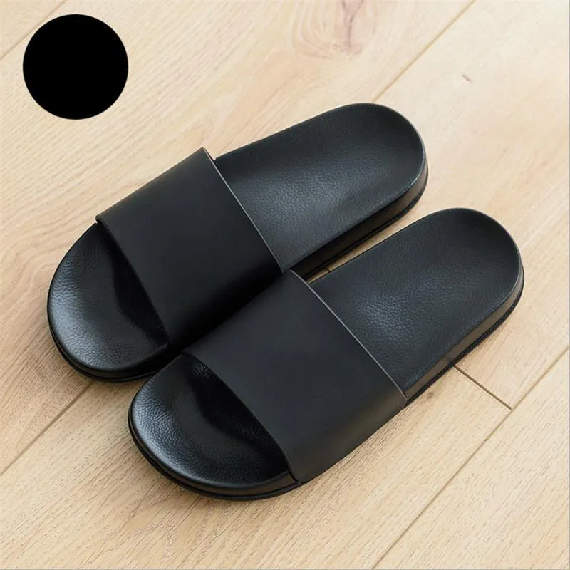 Slippers Casual Shoes Men Black White Couple Slipper Non Slip