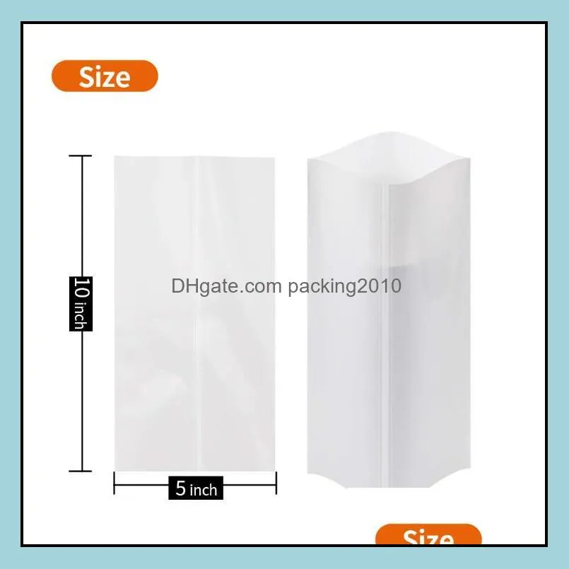 Sublimation shrink wrap film bag 100pcs/lot Packaging Paper for Skinny Tumbler Regular Wine glass135*260mm 180*290mm