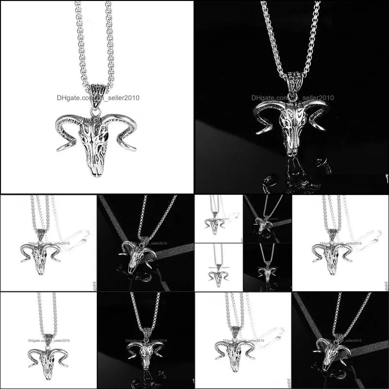 hip hop jewelry sheepshead necklaces pendant fashion jewelry for women men pendant necklace