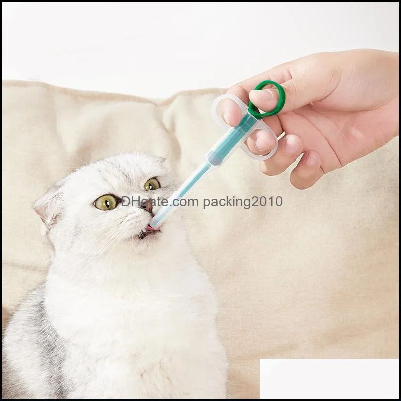 pet medicine-syringe tablet pill gun piller push dispenser medicine water milk syringe dog cat puppy feeder kit