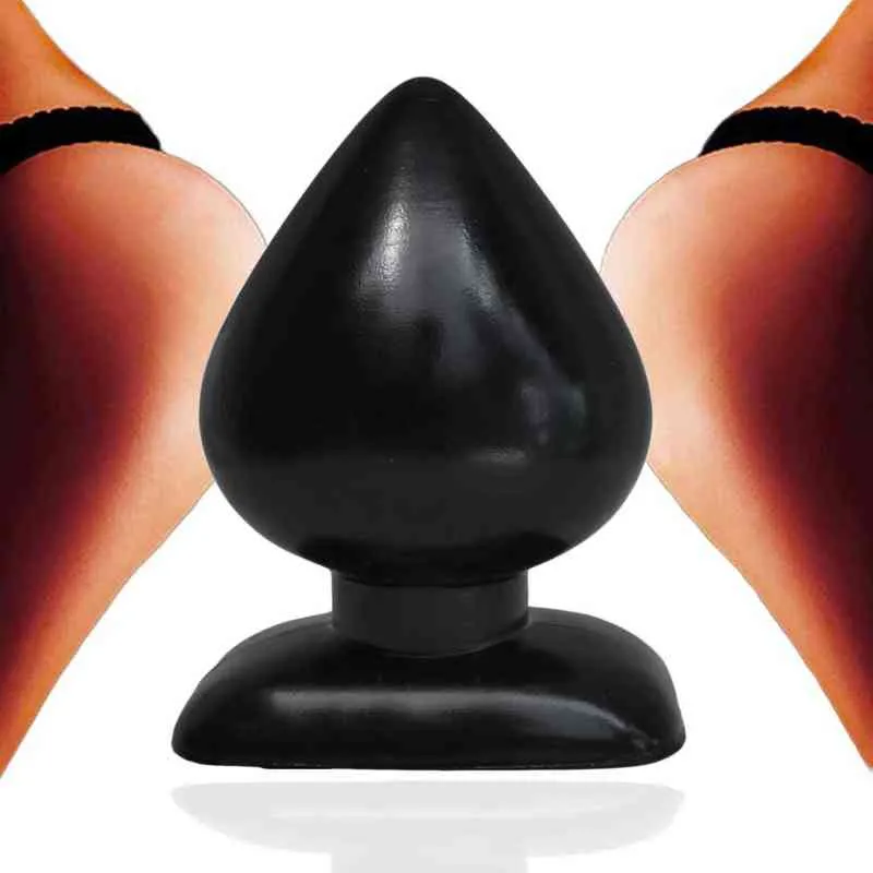 Nxy Dildos Super grande Vestibular Anal Plug Anal Penis Sólido Despenhar Despeso Pêssego Coração Masturbação Invertido Molde 0316