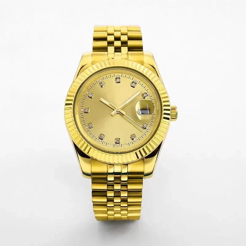 2022男性のための時計デザイナーの時計女性トップクォーツ時計カップルU1品質36mm 41mmステンレススチール製の腕時計耐水性サファイア腕時計