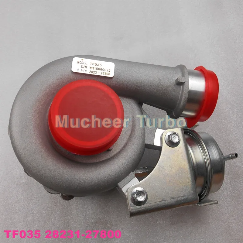 Nouveau Turbo TF035 28231-27800 49135-07302 49135-07300 49135-07100 pour Hyundai Santa Fe 2.2 CRDi D4EB 150HP Turbocompresseur Turbine