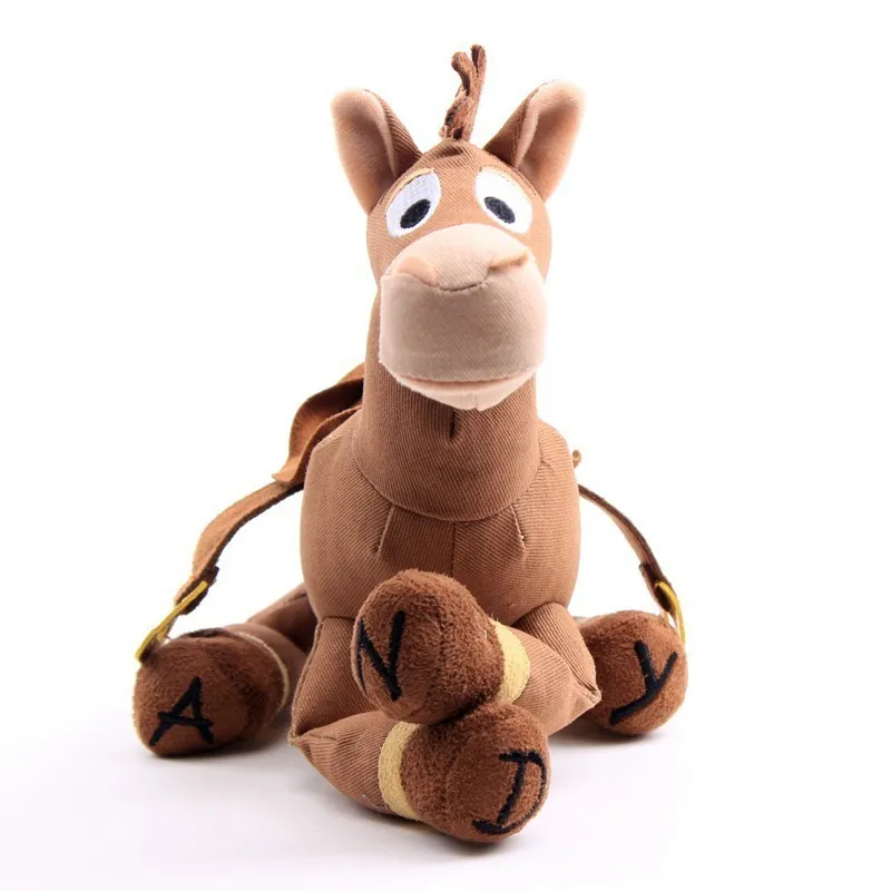 Poupées en peluche 25 cm histoire de dessin animé animaux en peluche Bullseye mignon petit cheval modèle poupée anniversaire fille bébé enfants cadeau pour enfants Plu321i