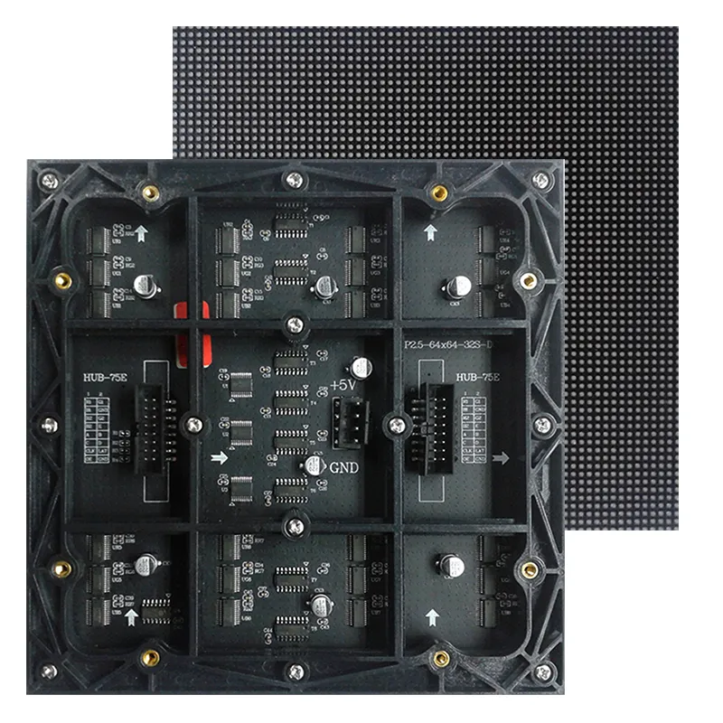 P 2.5 Vollfarb-LED-Anzeigemodul für den Innenbereich 160 * 160 mm Punktmatrix SMD 1515-Modul mit Werbetafel