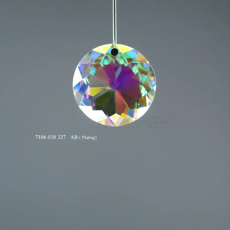 Ljuskrona kristall 30mm prisma solfångare glas hängande hänge tillbehör hem bröllop trädgård dekor prydnad hantverk kristallchandelier