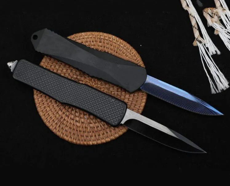Combat Dinosaur Troon K08 Pocket Knife D2 Blade Double Action Aluminium ALLIAGE Handle Tactical Rescue Hunting Fishing EDC Survival Tool A4036