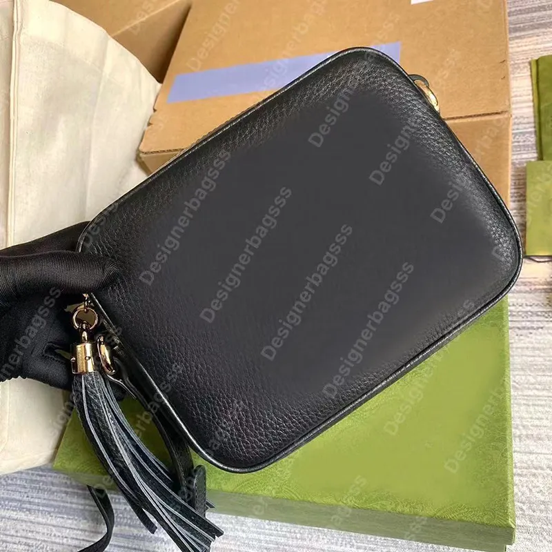 Projektant torby na ramię do aparatu z prawdziwej skóry kobiet torba crossbody Cassic Tassel siodło torebki lady płócienny tornister torebka na suwak klapa 308364 Saffiano