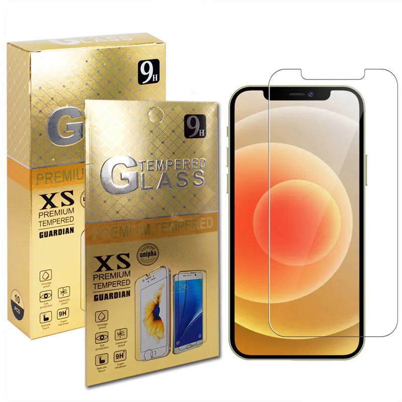 Tempered Glass Screen Protector Film for iPhone 14 13 12 11 Pro XS Max XR 7 8 Plus