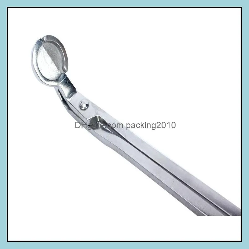 Free shippig hot selling Candle Wick Oil Lamp Steel Stainless Trimmer Scissor Cutter Snuffers Tool GGE1809