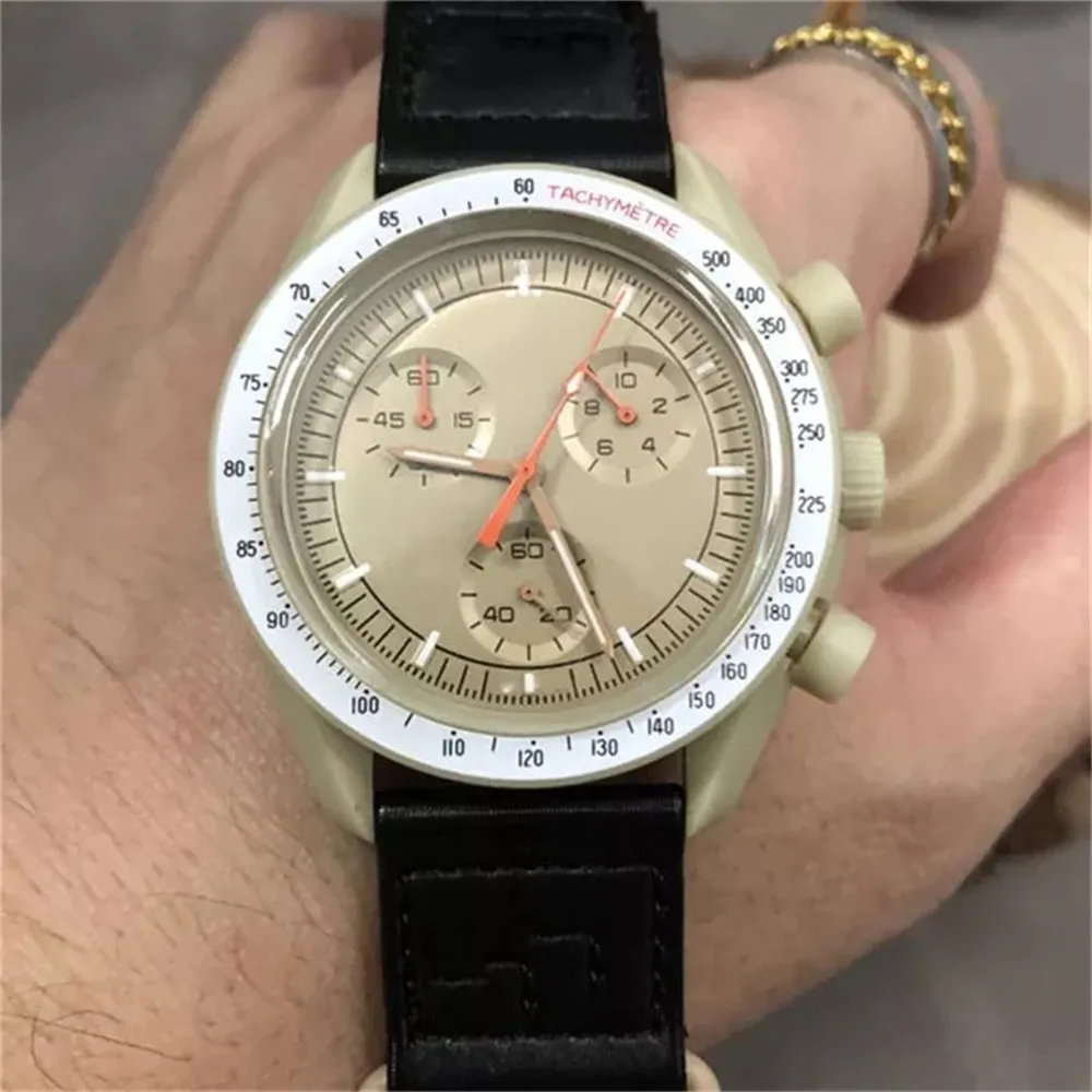 2022 Men de luxo Sport Quartz assistir mulheres multifuncionais de moda casual relógio de pulso