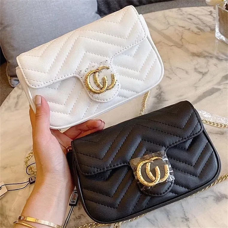 Super Mini Love Marmont Small Wavy Double Chain Bag 90 Off