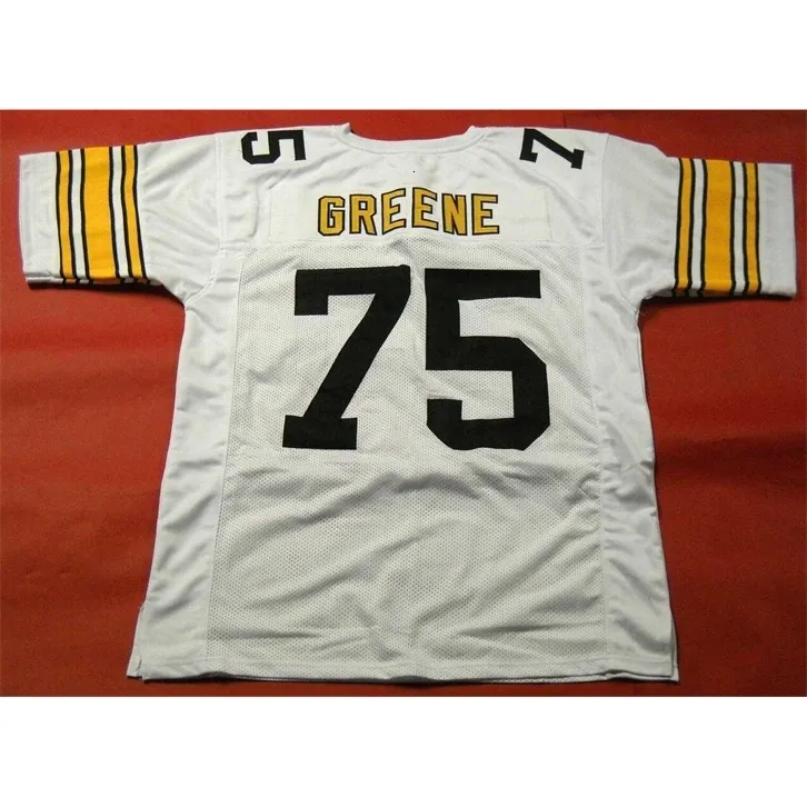 Chen37 Custom Men Youth Women Joe Greene Football JerseyサイズS-5XLまたはカスタム任意の名前または番号ジャージー