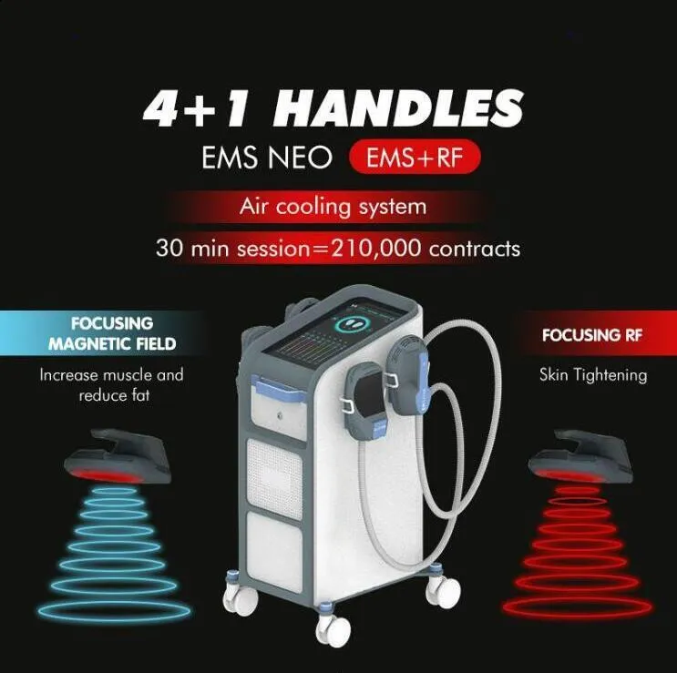 EMS xbody fitness minceur machine Stimulateur musculaire électronique/soins de santé Body scuplt EMS graisse réduire les muscles construits avec RF et équipement de beauté de siège