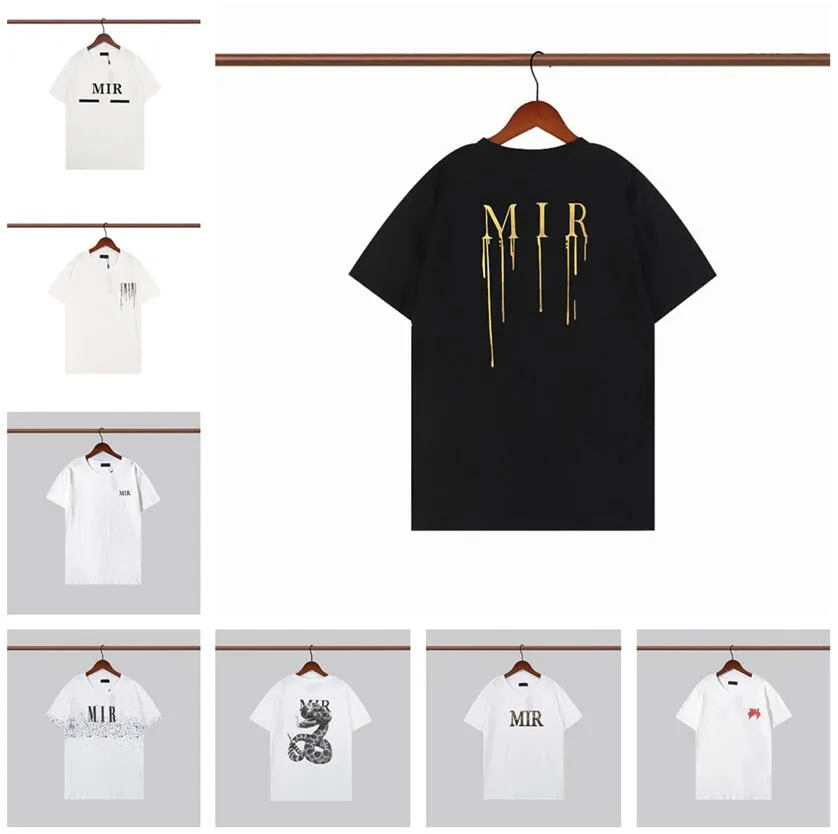 2022 Designer t-shirt lyx sommar kortärmad Herr Dam Tee klassiska T-shirts senior Ren bomull topp hög kvalitet storlek S-2XL 16 sorters val