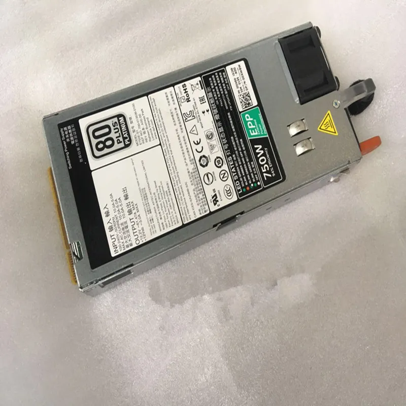 Computer Power Supplies 750W PSU For Dell R530 R630 R730XD T430 T630 EPP 750W D750E-S6 L750E-S0 G6W6K 0G6W6K V1YJ6 HTRH4 TPJ2X