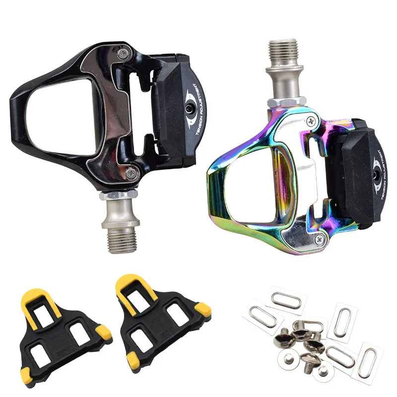 RD2 SPD Bike Pedal Aluminium Alloy Self-locking 9/16" Sealed Bearing Racing Road Bicycle Pedals With Cleats For SHIMANO