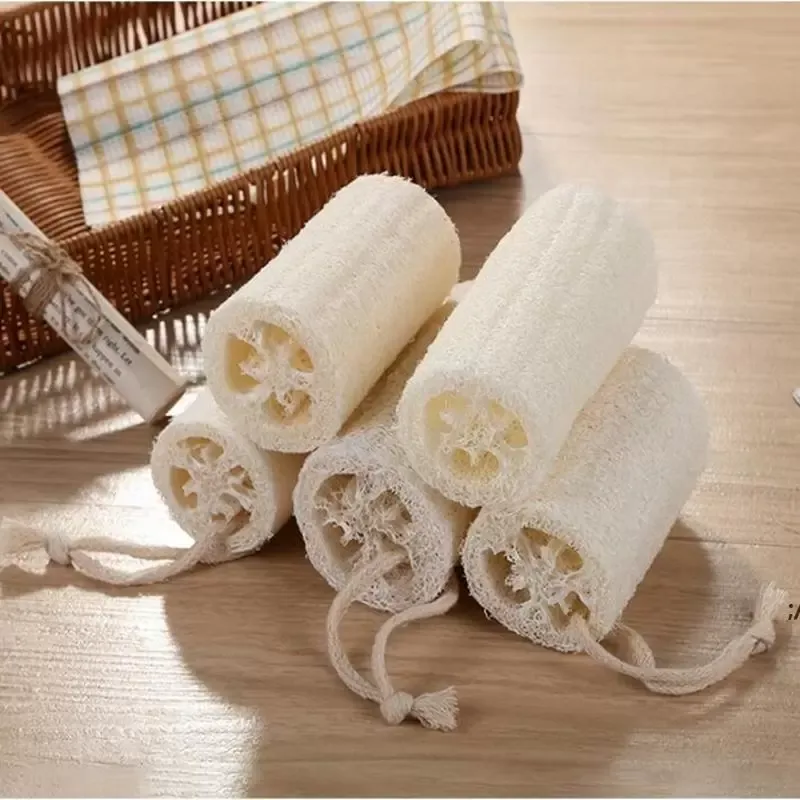 Loofa Body Luffa Care Peeling Esponja de massagem para banho e utensílios de cozinha