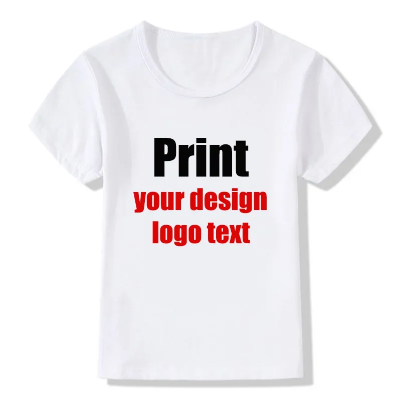 Camisetas de chirdren personalizadas por atacado Imprima suas camisetas de design para crianças, contato com o vendedor Frist 220616