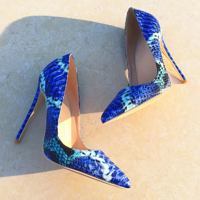 Royal blue sales designer heels