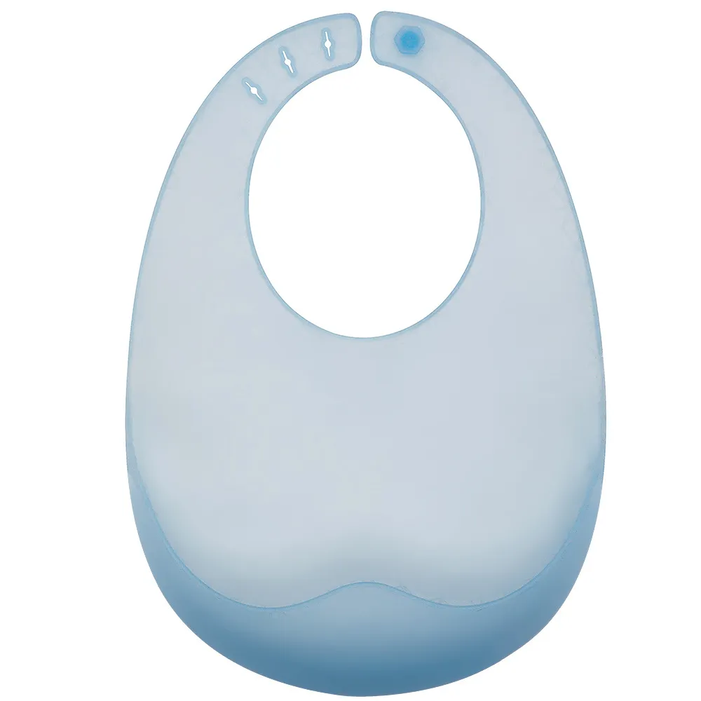 Baby baby bib impermeável cor sólida cor sólida transparente fosco infantil infantil silicone baby bib saliva panos de arroto ajustáveis