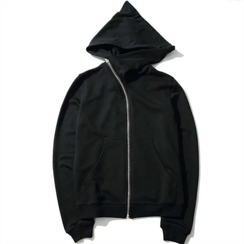 Neue Hoodies -Männer mit Strickjacke Harajuku schwarze Pullover Hip Hop Swag Stil Skate Streetwear Cloak Hoodie2453