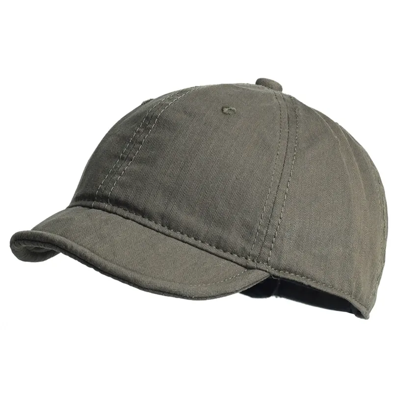 Casquette de Baseball Vintage en coton à bord court pour hommes et femmes, chapeau de papa réglable, Style camionneur, casquette à profil bas, 220517