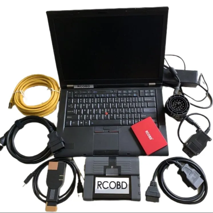 2024 Professional для BMW Auto Diagnose Tool Icom A2 1TB SSD Полный SSD Полный SSD/Пособие по использованию ноутбука T410 I7 4G Полный набор