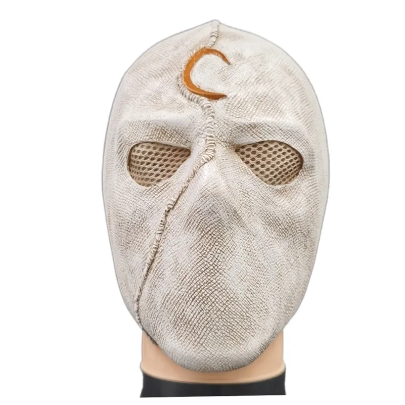 Movie Moon Knight Face Mask Helmet Comics Halloween Mask Moon Knight Cosplay Mask Props Accessories 220704
