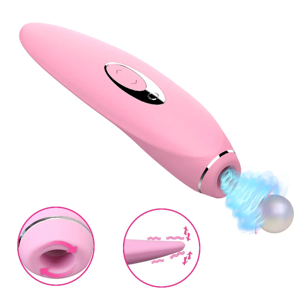 Vagina sucker oral slickande sugande vibrator intim bra 12 frekvens avsugning sexiga leksaker för kvinnor klitoris stimulator