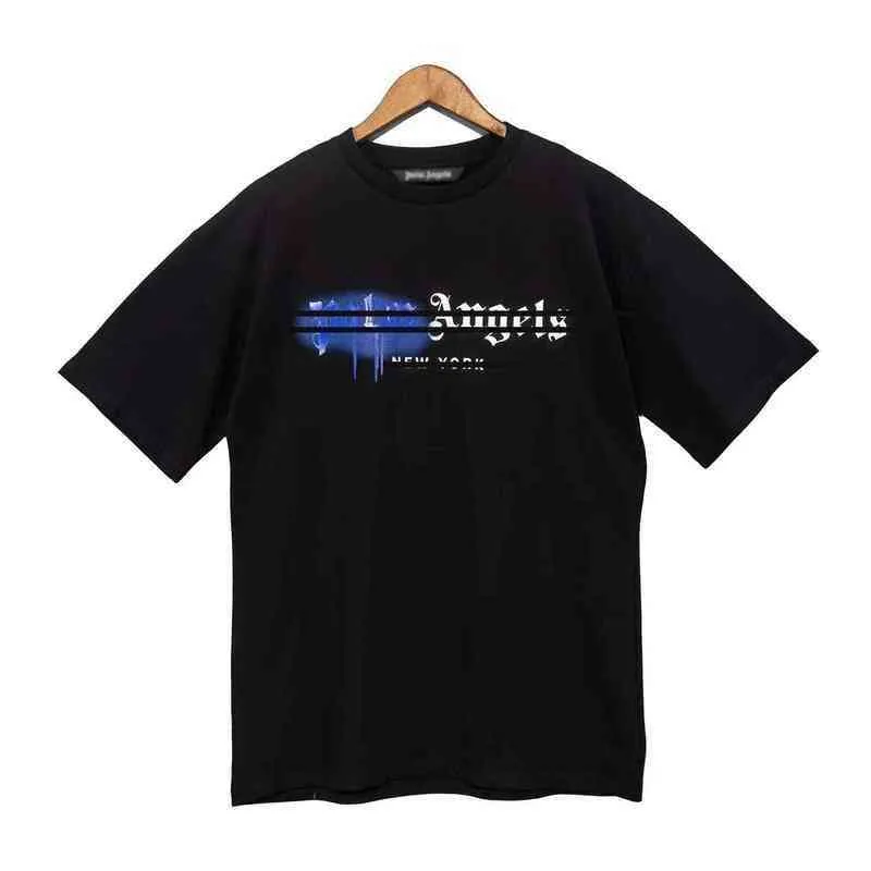 THIRTA ANGEL ANGELS Tshirt For Men Odzież List Spray List Krótki rękaw