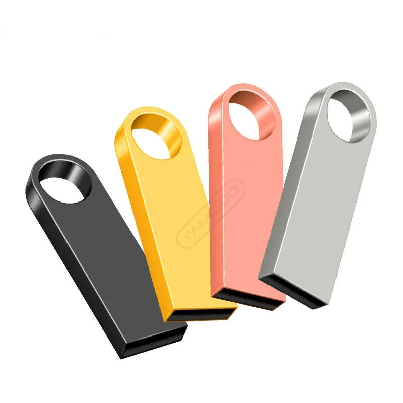 고속 USB 플래시 드라이브 금속 펜 드라이브 16GB 32GB 64GB 128GB 256GB 펜드리브 방수 USB 스틱 2.0 메모리 스틱