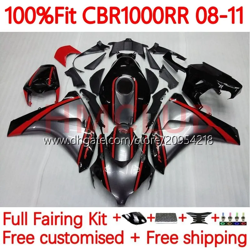 Wtryskowe korpus formy do Honda CBR1000 CBR 1000cc 1000 RR CC 08-11 Bodywork 113NO.0 CBR-1000 CBR1000RR 08 09 10 11 CBR 1000RR 2009 2008 2011 r.