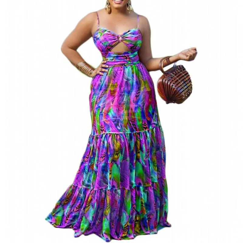 Casual Dresses African For Women Elegant Dashiki Summer Spaghetti Straps  Maxi Dress Ladies Fairy Long 3XL To 5XLCasual From Cinda01, $22.21 |  DHgate.Com