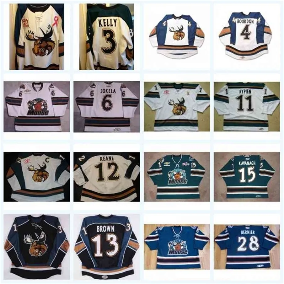 Vipceoc202 Manitoba Moose 12 Mike Keane 21 Jimmy Roy 38 Tremblay 11 Rypien 12 Mike Keane 13 Mike Brown 15 Pat Kavanagh Ahl Jersey